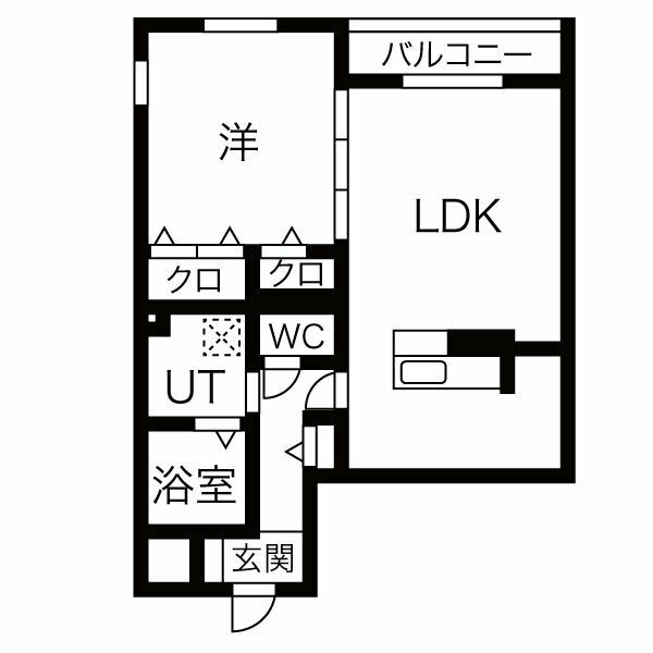 ベルメゾン福田の間取り