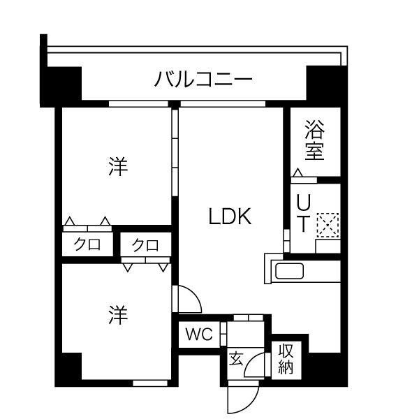 W.O.B　KYOBASHI（ウォブキョウバシ）の間取り