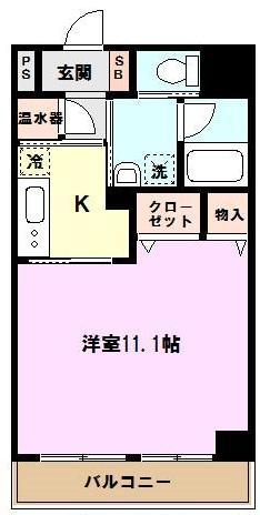 川口市大字里のマンションの間取り