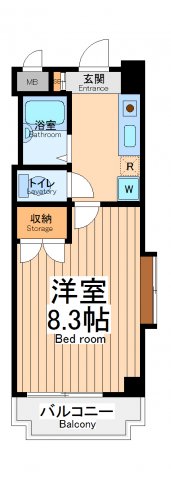 サングレース東府中の間取り