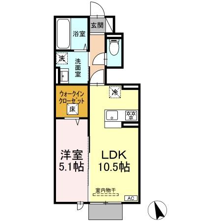 ベル　クレールの間取り