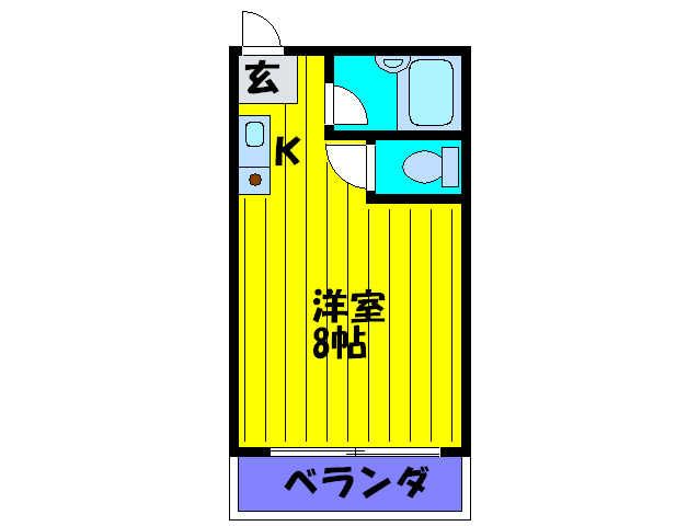 グリーンハイツの間取り写真