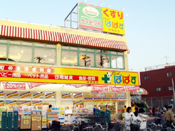 ドラックストア　ぱぱす　熊野前店（ドラッグストア）まで585m