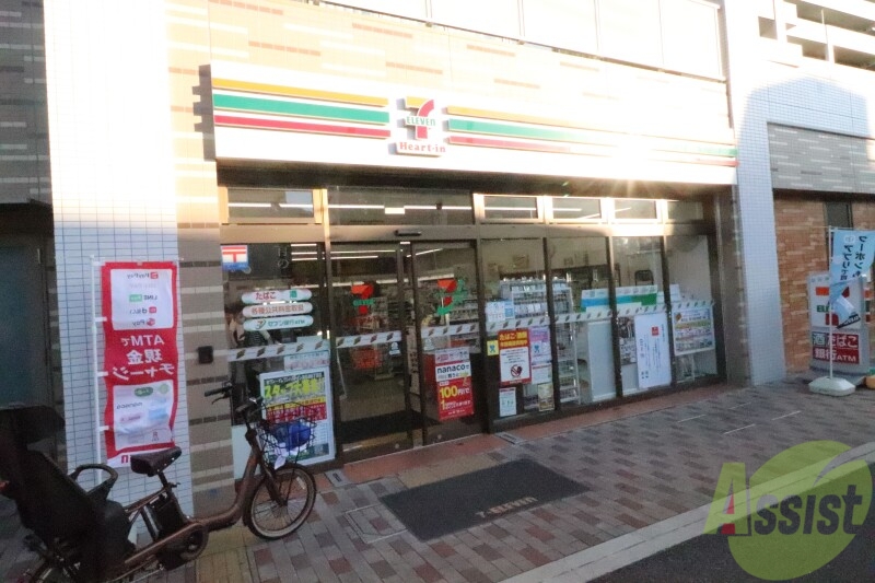 コンビニ　セブン-イレブン ハートイン灘北通り六丁目店（コンビニ）まで218m