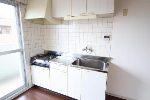 キッチン　ガスコンロ付