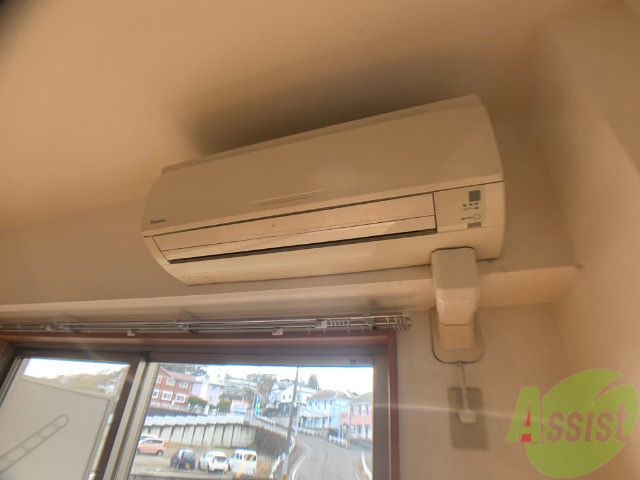 その他設備　エアコンが設置してありますので、寒暖対策もばっちり。