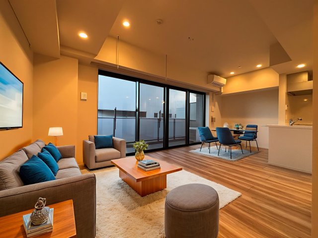 居室・リビング　家具はつきません。イメージ画像となります。