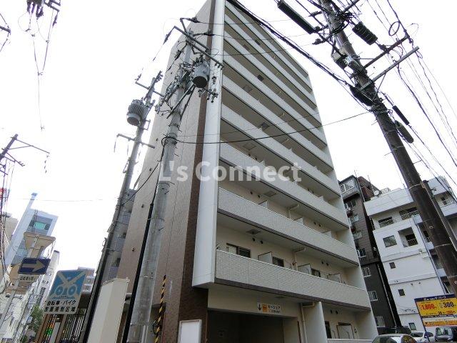 建物外観　２０１３年築のオートロックマンション。