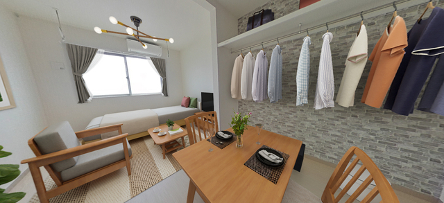 居室・リビング　家具はＣＧです。