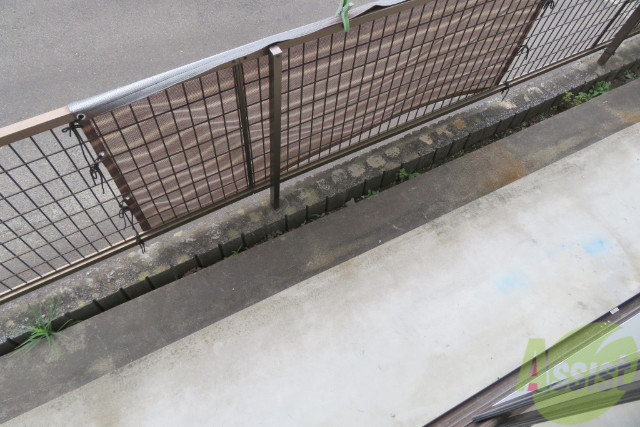 バルコニー　ベランダもパシャっと映しておきます。