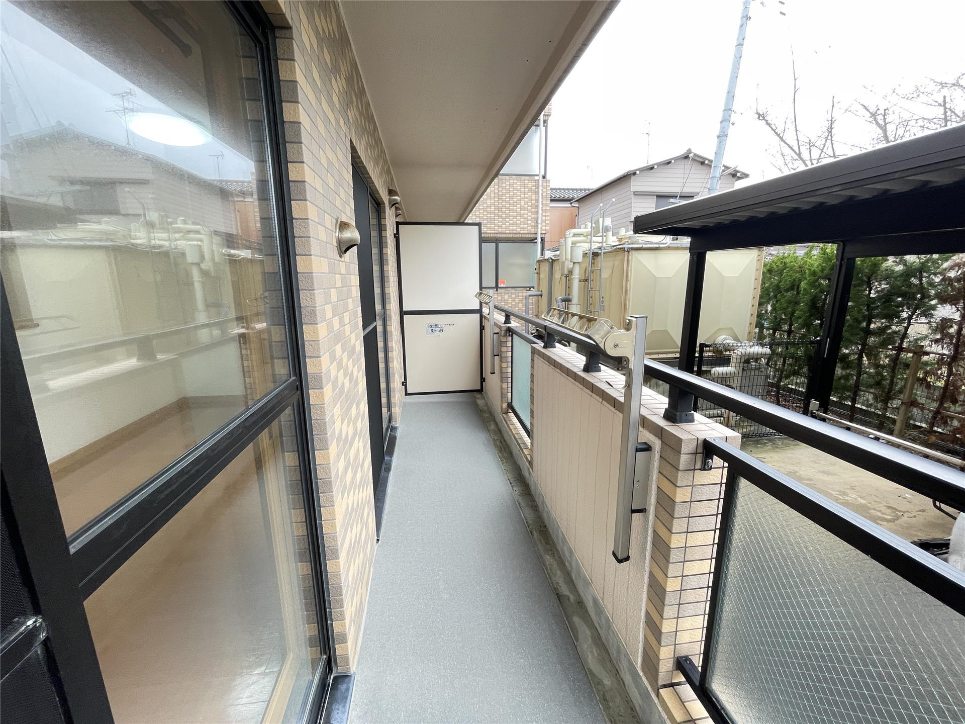 バルコニー　お洗濯にも便利なバルコニー有り♪