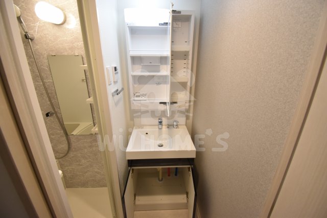 その他　朝の支度にも助かる、独立の洗髪洗面化粧台