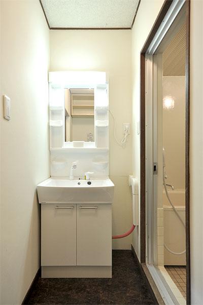 洗面設備　ピース・シーサイド黒崎 ※同タイプの室内写真です