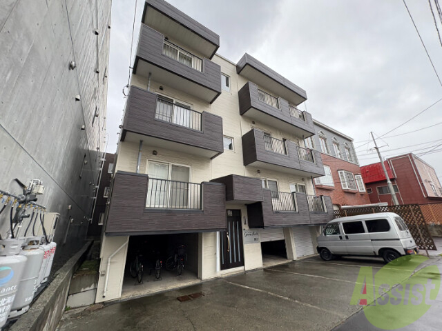 建物外観　札幌市東区北二十五条東「グリーンパーク旭２５」