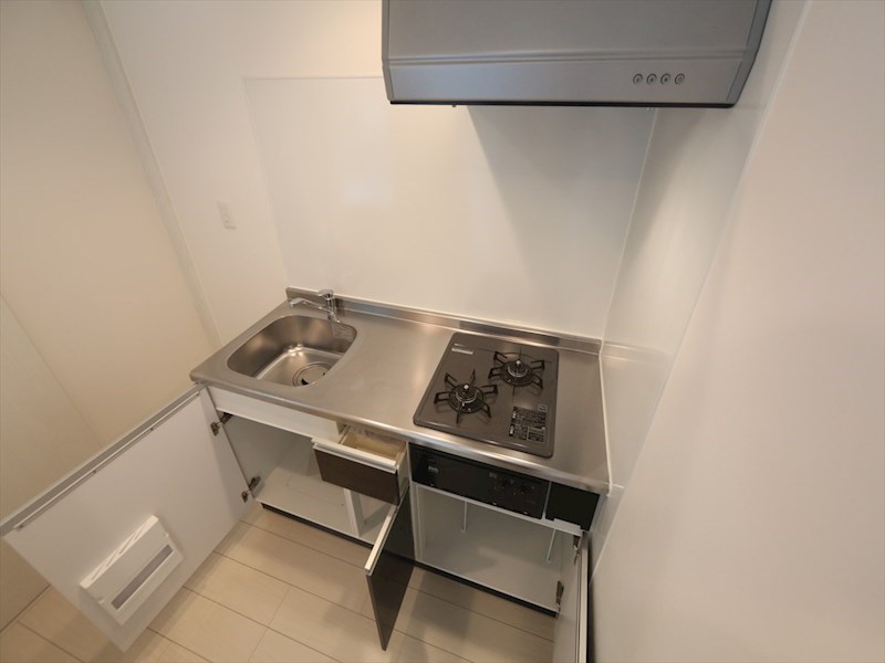 キッチン　システムキッチン（ガス2口コンロ付）