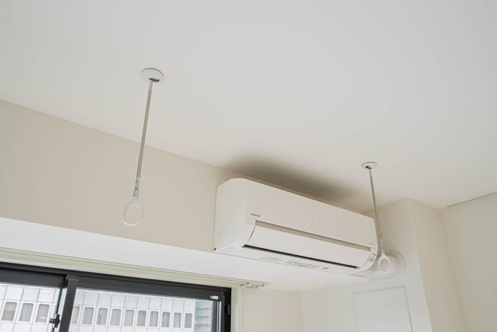 その他設備　エアコン・室内物干し