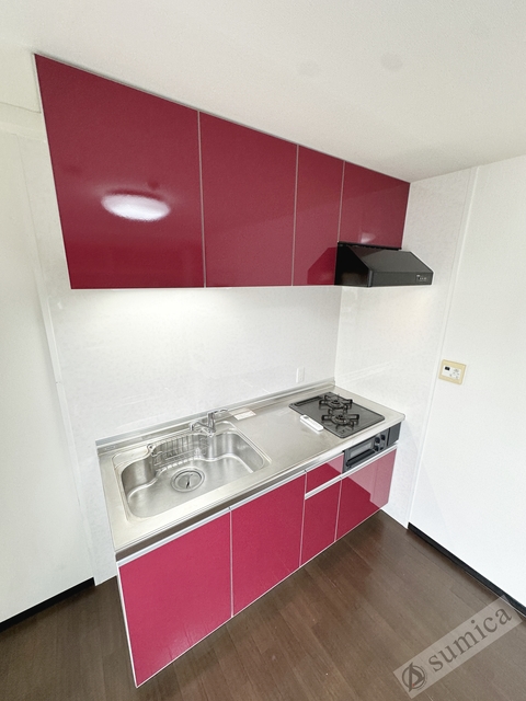 キッチン　２口システムキッチンでお料理楽しく♪♪