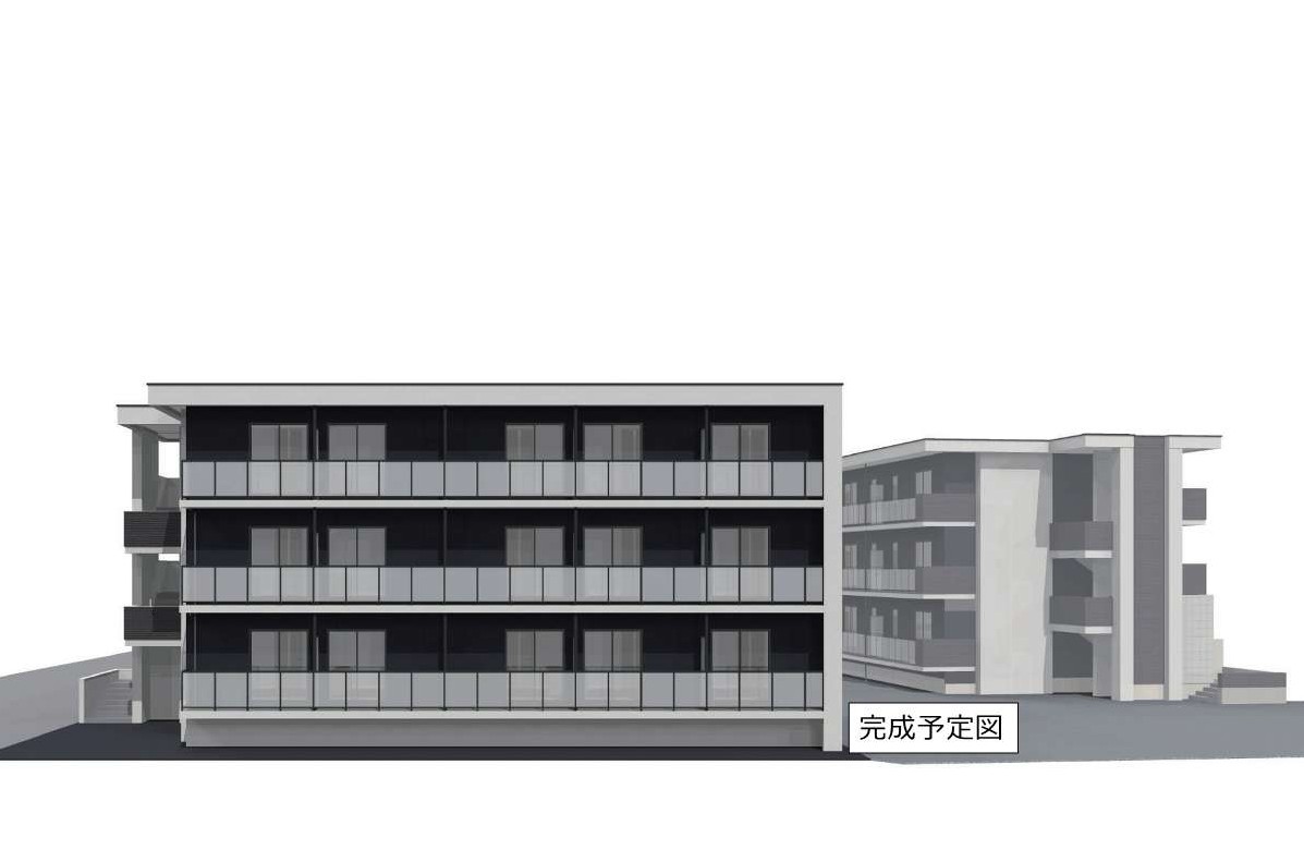 建物外観　完成予定図