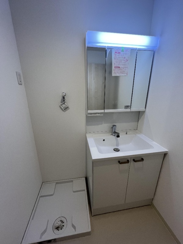 洗面設備　朝の支度はこちらでどうぞ