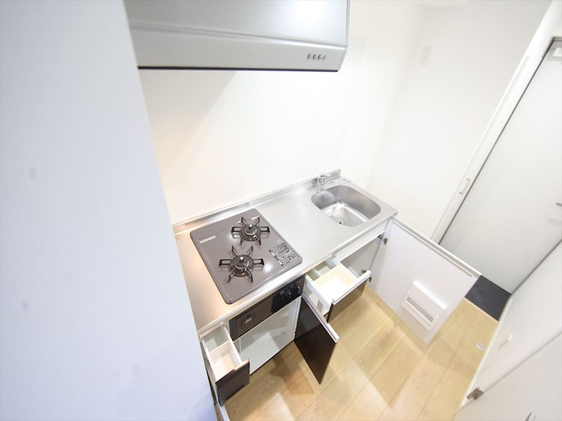 キッチン　システムキッチン（ガス2口コンロ付）