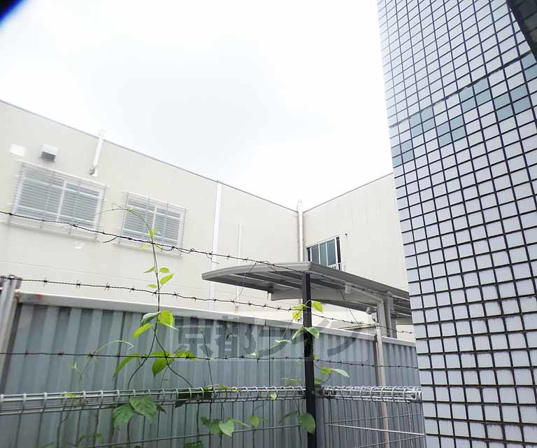 眺望　高い壁があります。