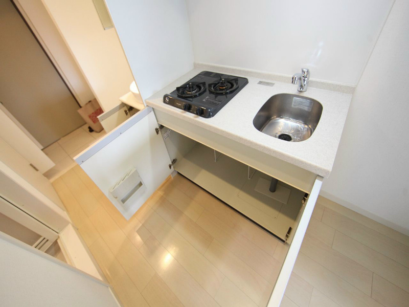 キッチン　システムキッチン（ガス2口コンロ付）
