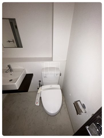 トイレ　南堀江アパートメントシエロ　温水洗浄便座