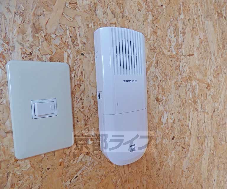 セキュリティ　インターフォンが設置されています