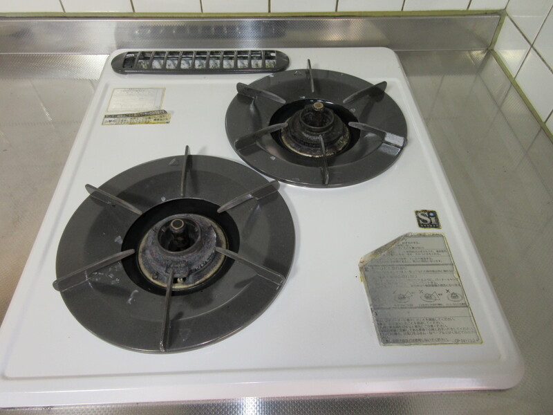 キッチン　２口コンロ