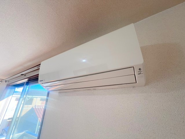 その他設備　エアコンがはじめからついているのはお得ですね。
