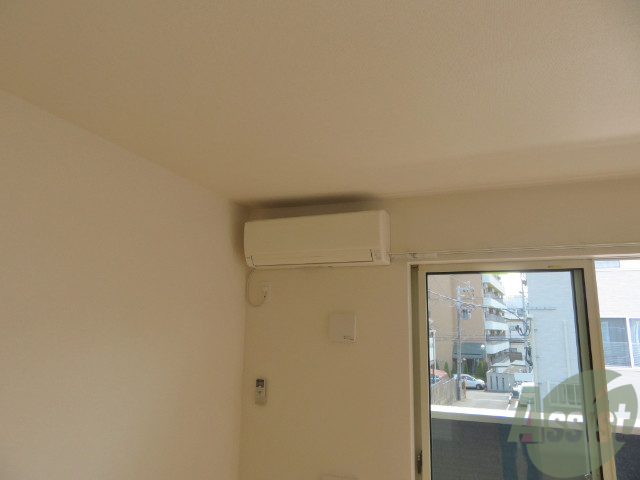 その他設備　エアコンが設置してありますので、寒暖対策もばっちり。