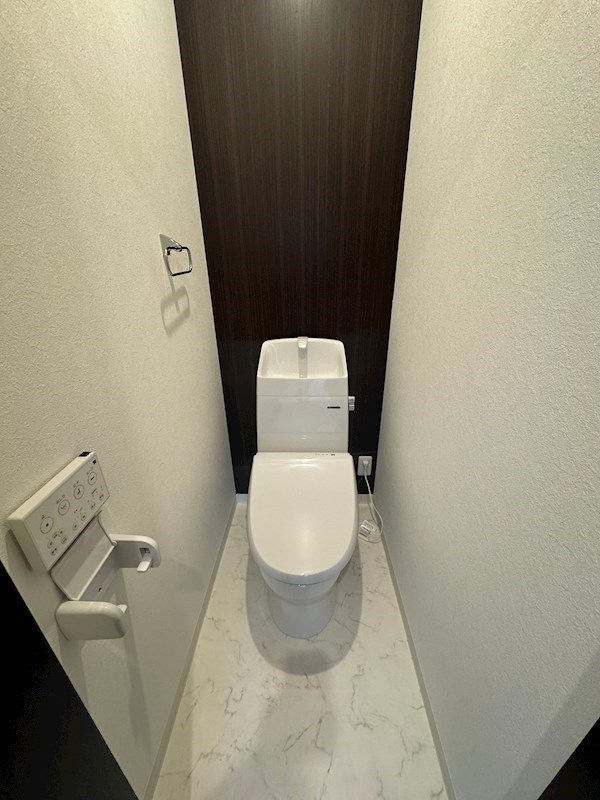 トイレ　ゆったりとした空間のトイレです