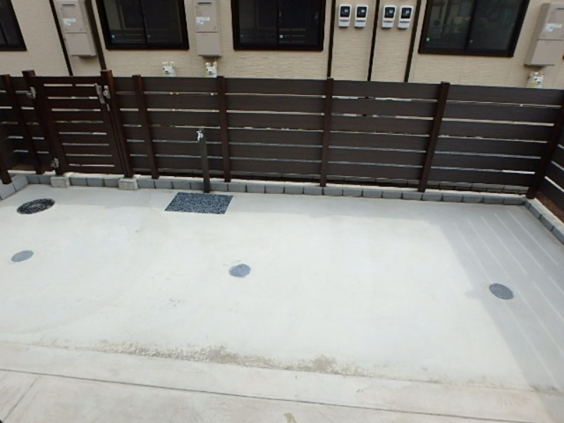 庭　図面と現状に相違がある場合には現状を優先