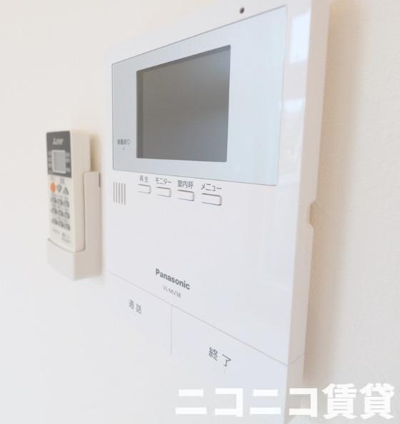 セキュリティ　録画機能付きモニターホン　※モデルルーム