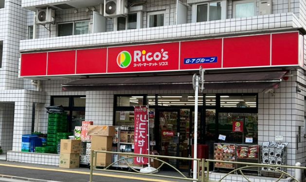 スーパー　リコス西片2丁目店（スーパー）まで381m