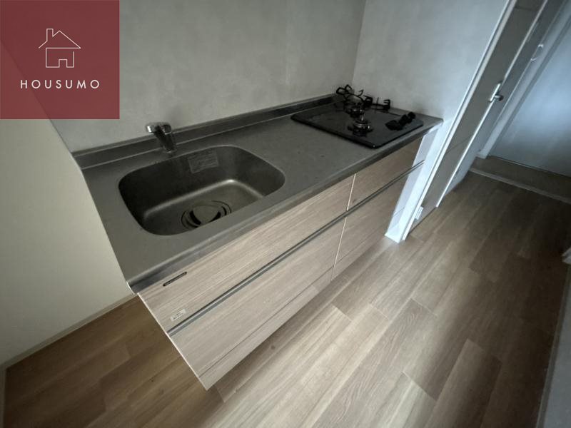 キッチン　コンパクトなキッチンで掃除もラクラク