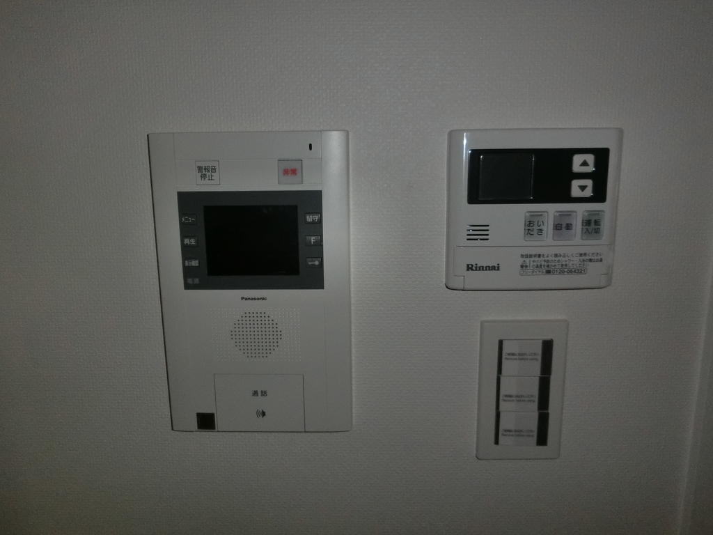 セキュリティ　※新築工事の際の写真です。