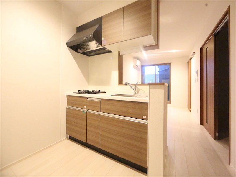 キッチン　システムキッチン（ガス2口コンロ付）　同仕様写真