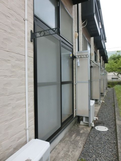 バルコニー　洗濯物もたくさん干せます