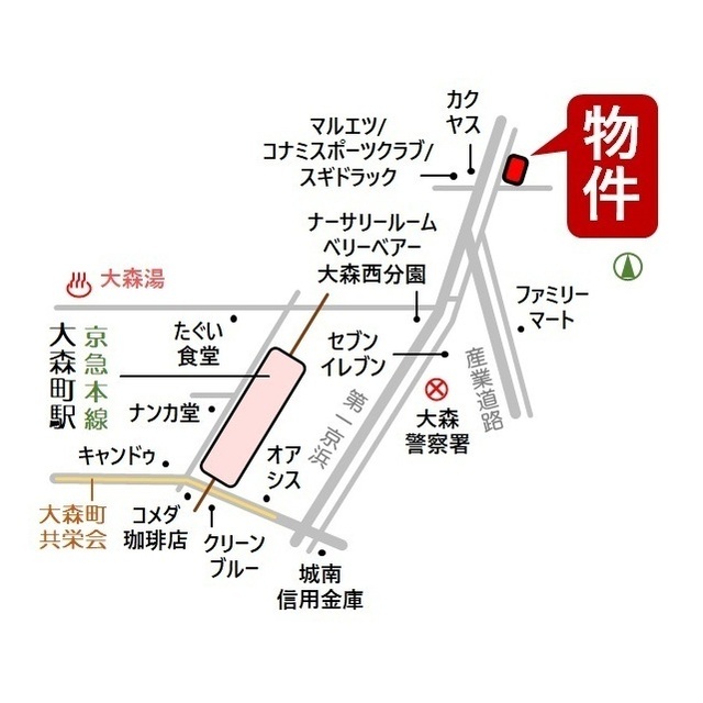 建物外観　地図