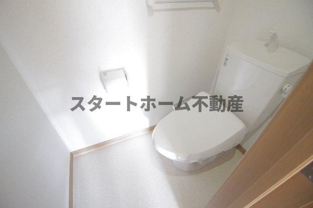 トイレ　ゆったりとした空間のトイレです