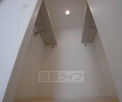 収納　大容量のウォークインクローゼットです