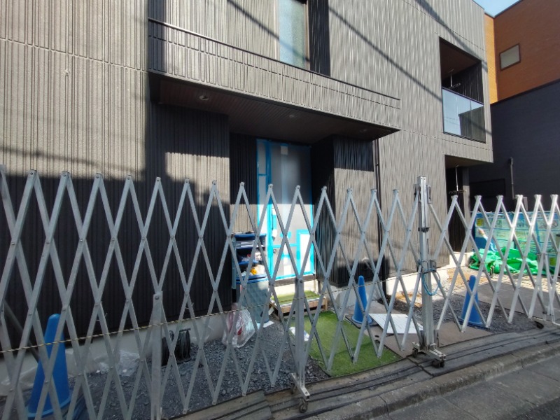 エントランス　完成が楽しみですね