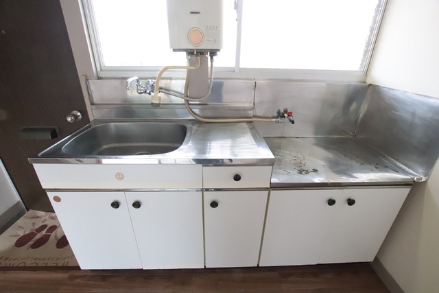 キッチン　ガスコンロ設置可♪