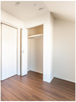 収納　たっぷりとした収納スペースです