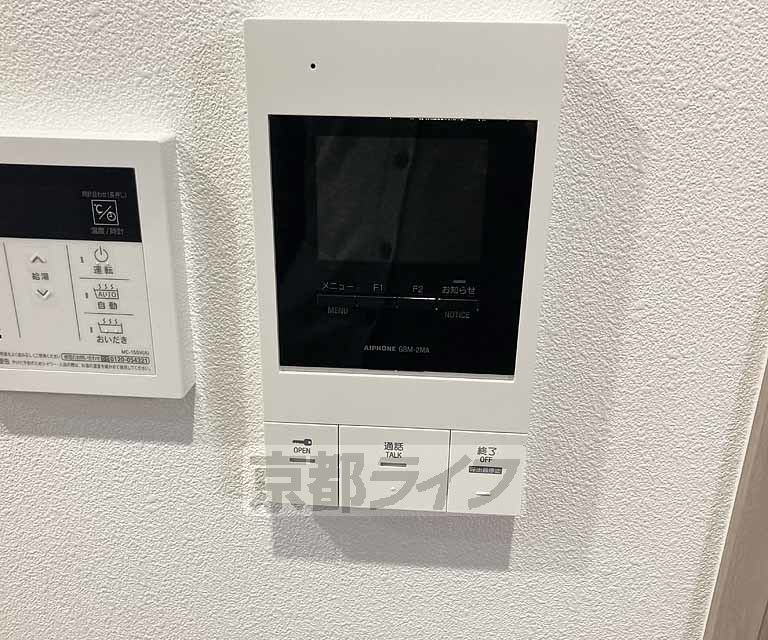 セキュリティ　モニター付きで安心です