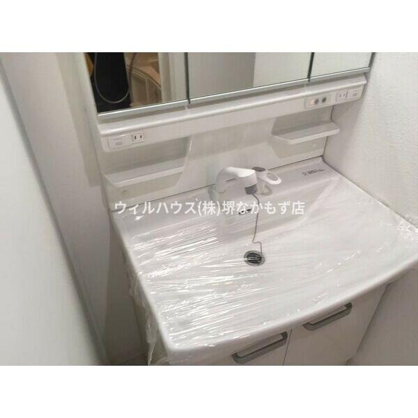 洗面設備　独立洗面台！