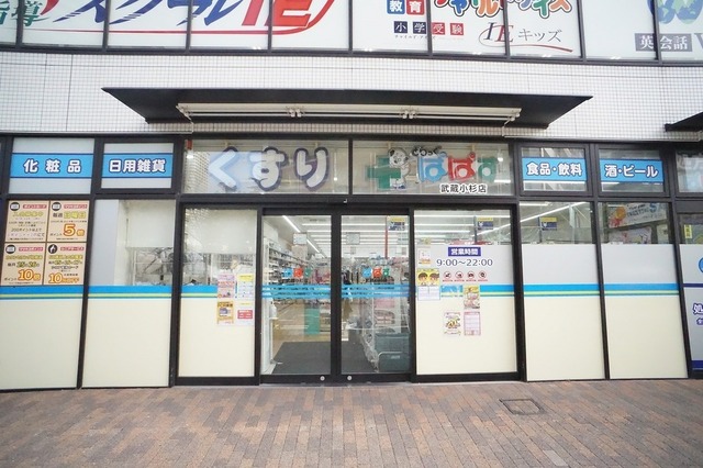 ドラックストア　どらっぐぱぱす武蔵小杉店（ドラッグストア）まで411m