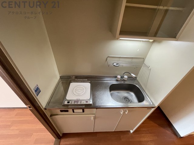 キッチン　キッチンには棚があって便利です♪