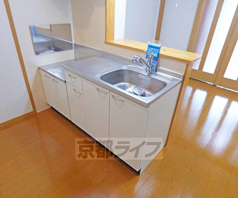 キッチン　大きいキッチンです。